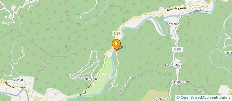 localisation de l'entreprise SCI SICA  BOISSET-ET-GAUJAC