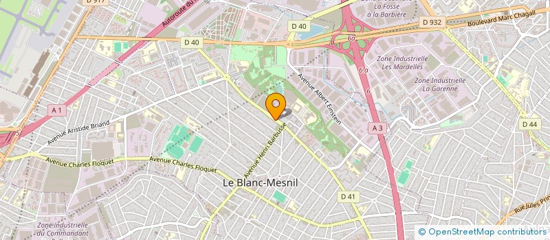 localisation de l'entreprise SCI SICA à LE BLANC-MESNIL