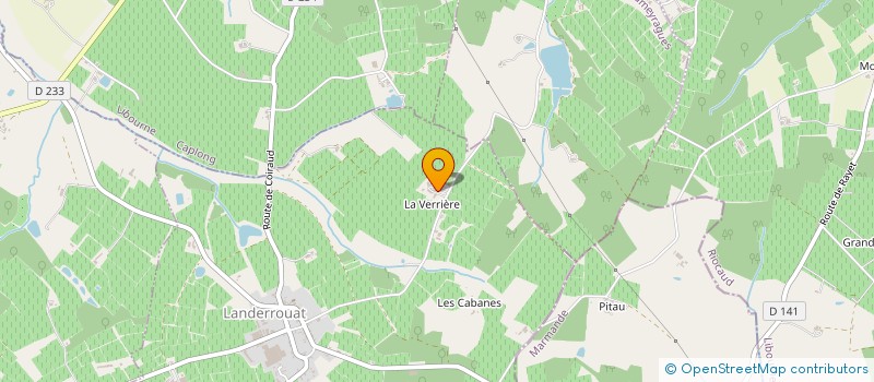 localisation de l'entreprise SCI SICAL  CAZAUGITAT