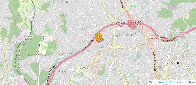 localisation de l'entreprise SCI SICALEX  MOUGINS