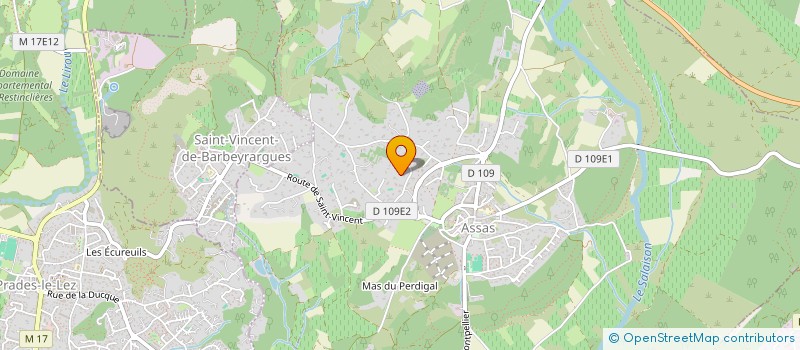 localisation de l'entreprise SCI SICAMIL  ASSAS