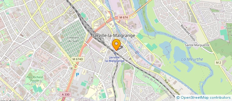 localisation de l'entreprise SCI SICAR  JARVILLE-LA-MALGRANGE