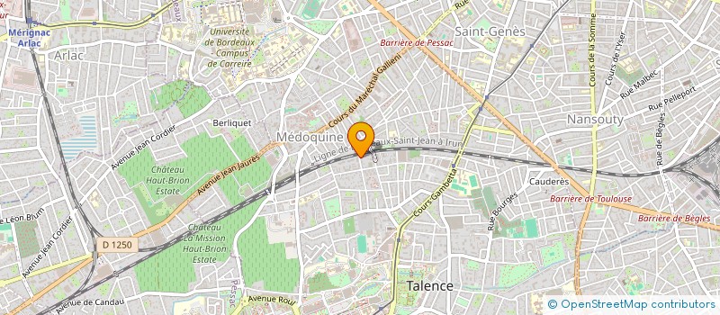 localisation de l'entreprise SCI SICART  TALENCE