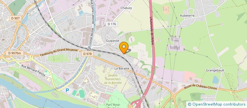 localisation de l'entreprise SCI SICASEMA à NEVERS
