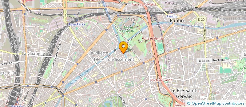 localisation de l'entreprise SCI SICCA II  PARIS