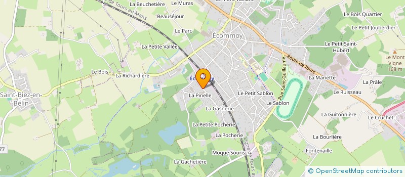 localisation de l'entreprise SCI SICLAB  ECOMMOY