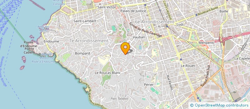 localisation de l'entreprise SCI SICLAK à MARSEILLE 7EME