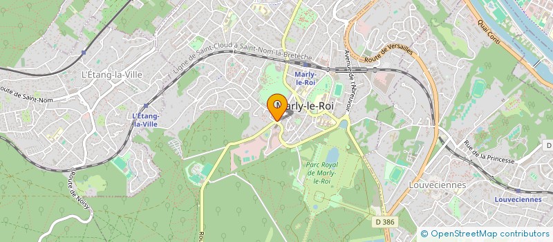 localisation de l'entreprise SCI SICLAUMOGA  MARLY-LE-ROI