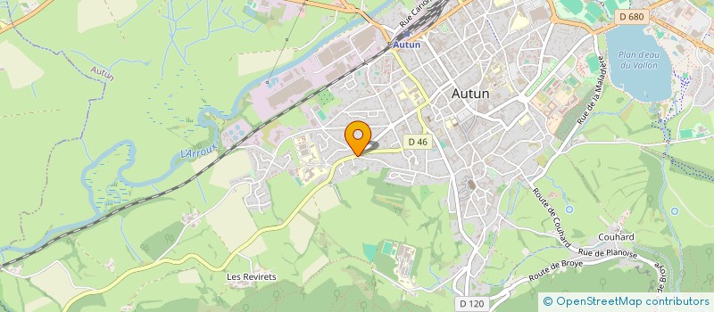 localisation de l'entreprise SCI SICLE  AUTUN