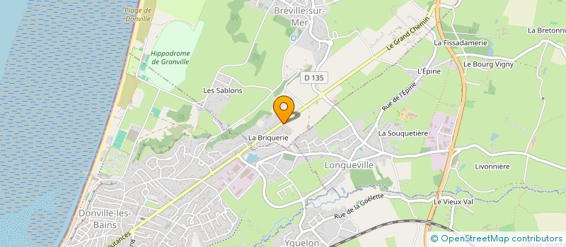 localisation de l'entreprise SCI SICLEM IMMOBILIER  BREVILLE-SUR-MER