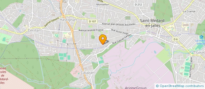 localisation de l'entreprise SCI SICLEVE  SAINT-MEDARD-EN-JALLES