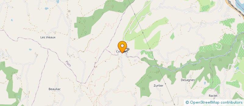 localisation de l'entreprise SCI SICMAT  SAINT-ROMAIN-DE-LERPS