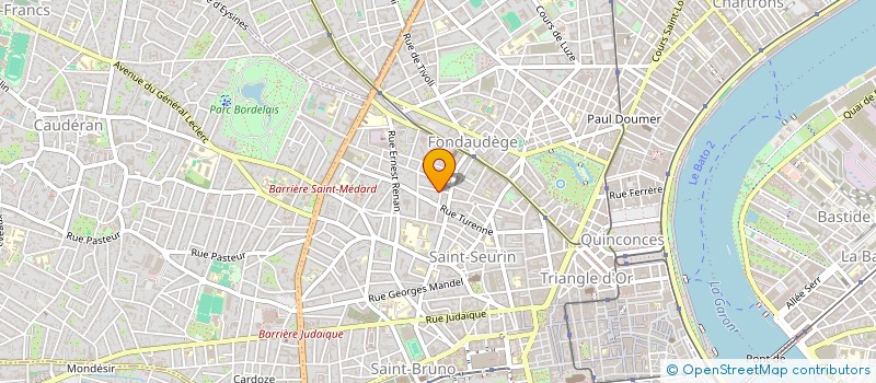 localisation de l'entreprise SCI SICOIA CAPITAL 3  BORDEAUX