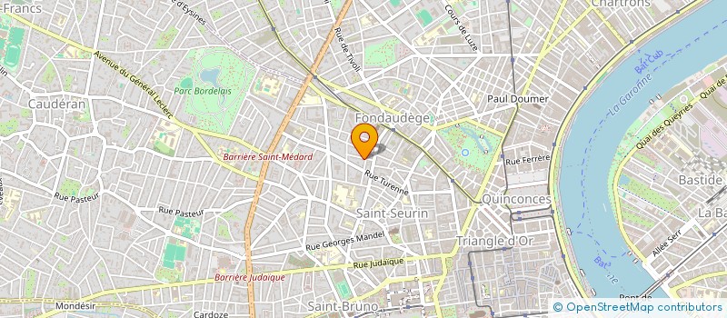 localisation de l'entreprise SCI SICOIA CAPITAL  BORDEAUX