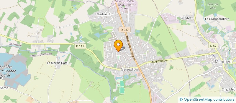 localisation de l'entreprise SCI SICYO  GENESTON