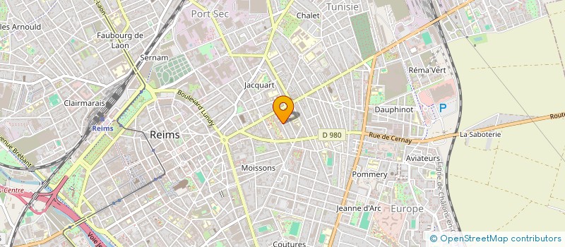 localisation de l'entreprise SCI SIDALI  REIMS