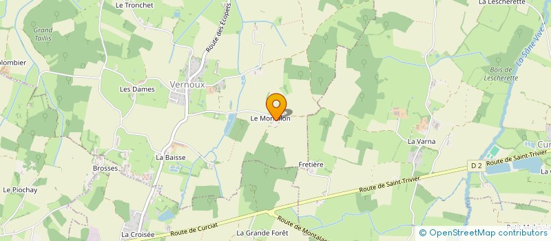 localisation de l'entreprise SCI SIDDHARTA  VERNOUX