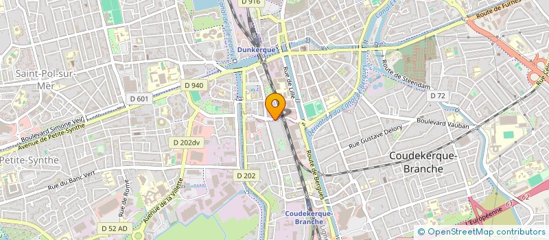 localisation de l'entreprise SCI SIDDIQUI  COUDEKERQUE-BRANCHE