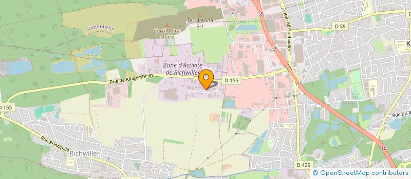 localisation de l'entreprise SCI SIDE IMMOBILIER  RICHWILLER