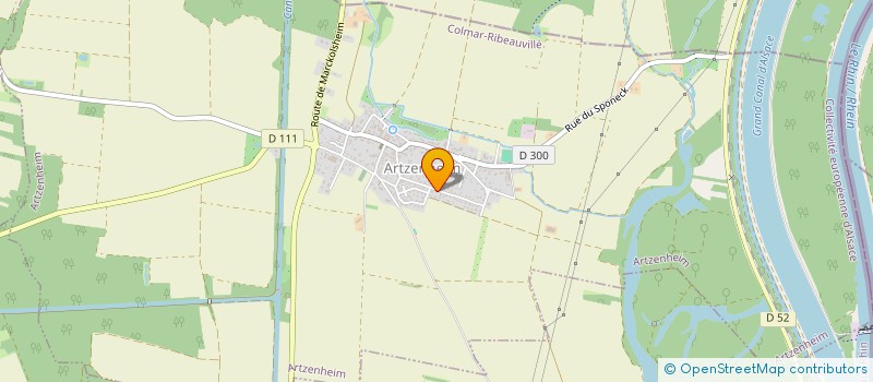 localisation de l'entreprise SCI SIDEL  ARTZENHEIM