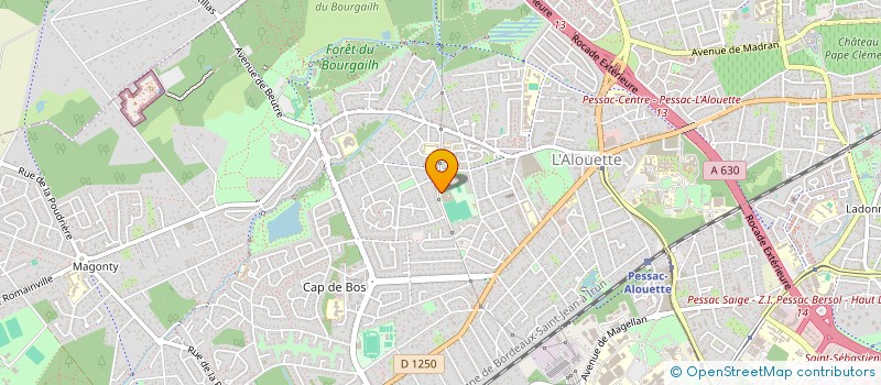 localisation de l'entreprise SCI SIDERISSIMES à PESSAC
