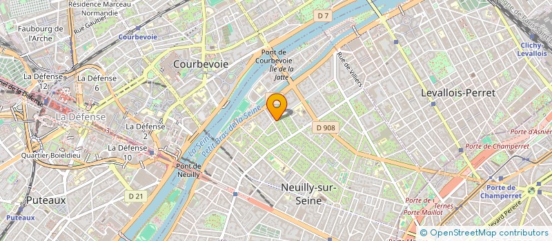 localisation de l'entreprise SCI SIDERSKY HOUSE à NEUILLY-SUR-SEINE