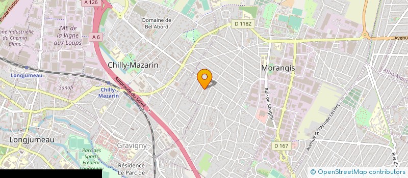 localisation de l'entreprise SCI SIDES  MORANGIS