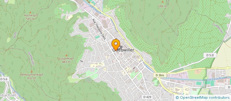 localisation de l'entreprise SCI SIDIMMO  GUEBWILLER