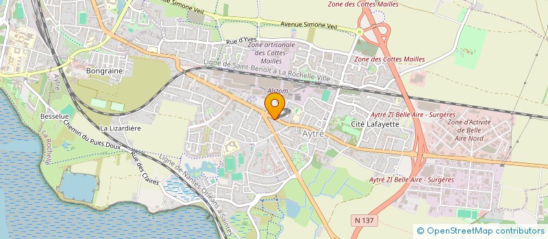 localisation de l'entreprise SCI SIDIWAYA  AYTRE