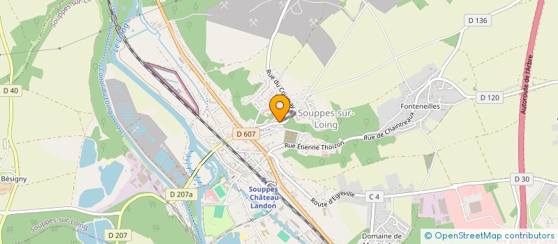 localisation de l'entreprise SCI SIDJO  SOUPPES-SUR-LOING