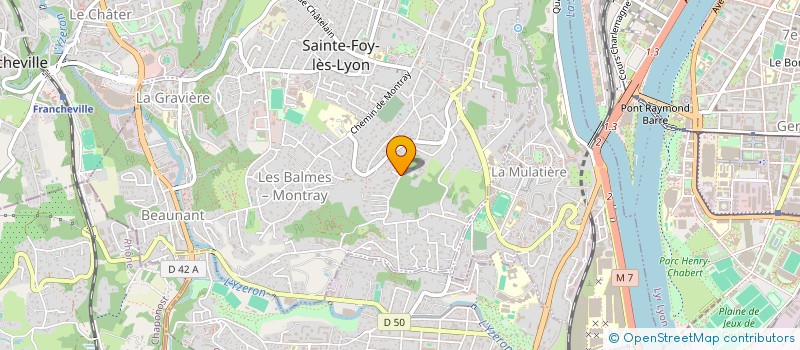 localisation de l'entreprise SCI SIDO  SAINTE-FOY-LES-LYON