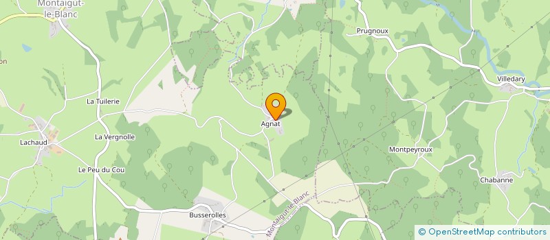 localisation de l'entreprise SCI SIDOLA à MONTAIGUT-LE-BLANC