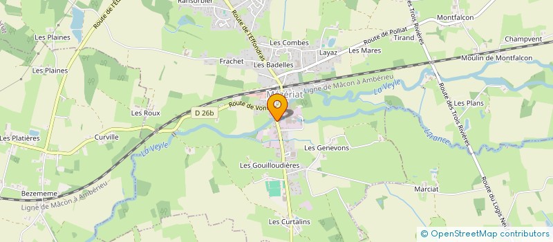 localisation de l'entreprise SCI SIDOM  MEZERIAT