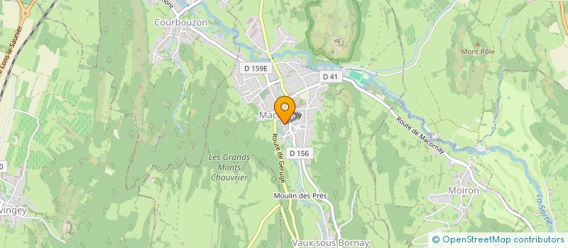 localisation de l'entreprise SCI SIDRO  MACORNAY