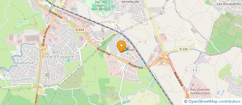 localisation de l'entreprise SCI SIEGE 66  PERPIGNAN