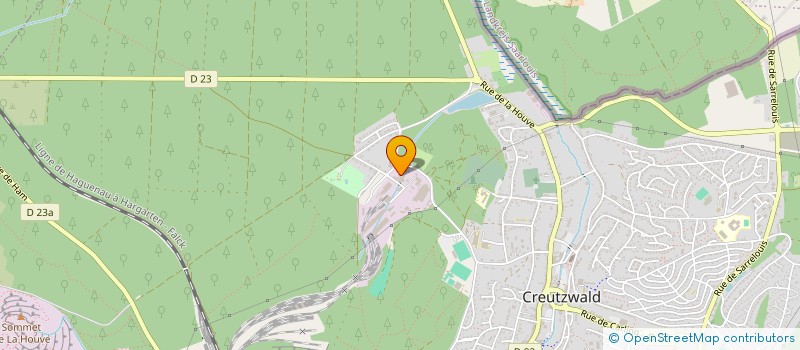 localisation de l'entreprise SCI SIEGE I  CREUTZWALD