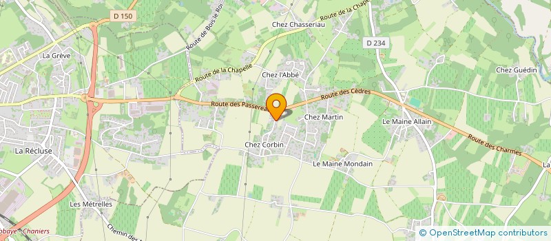 localisation de l'entreprise SCI SIEGE - OTTO  CHANIERS