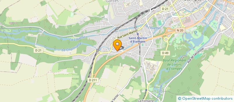 localisation de l'entreprise SCI SIEL  ETAMPES