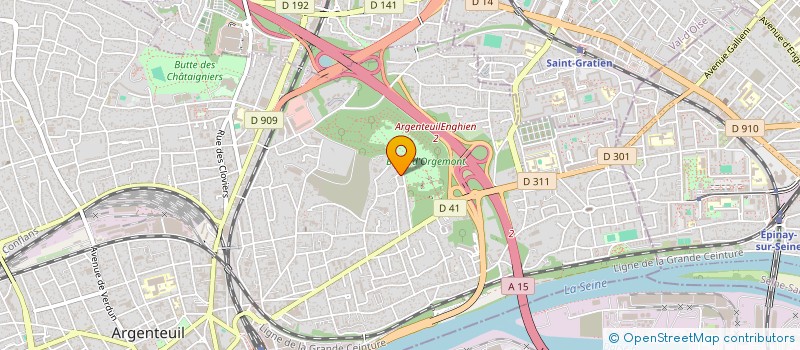 localisation de l'entreprise SCI SIELAN  ARGENTEUIL