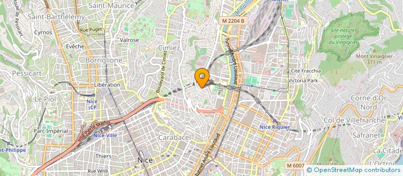 localisation de l'entreprise SCI SIENA à NICE