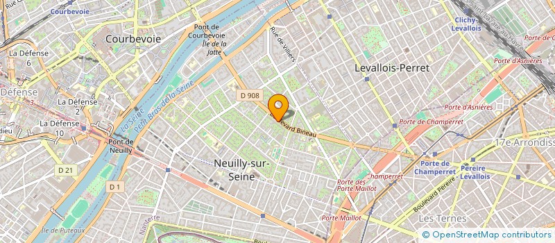 localisation de l'entreprise SCI SIENNA à NEUILLY-SUR-SEINE