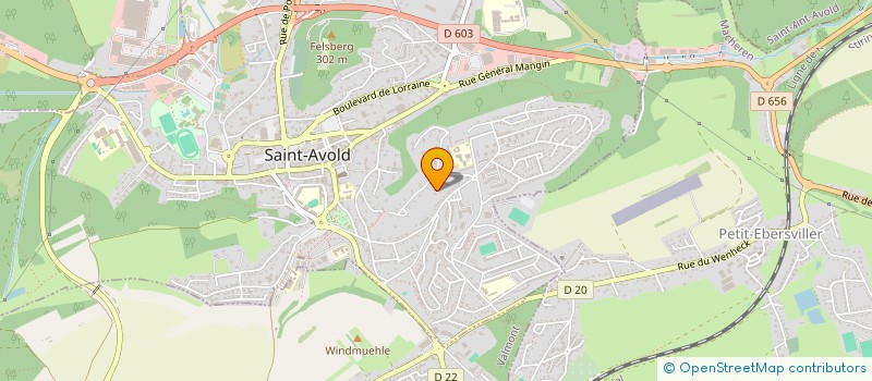 localisation de l'entreprise SCI SIEPIERRE  SAINT-AVOLD