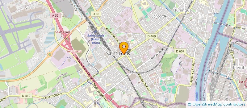 localisation de l'entreprise SCI SIERA  SAINT-LOUIS