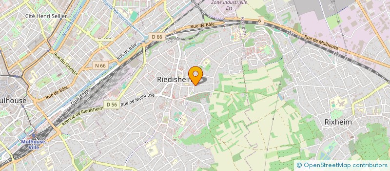 localisation de l'entreprise SCI SIERRA  RIEDISHEIM