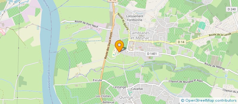 localisation de l'entreprise SCI SIERRA  CAMBLANES-ET-MEYNAC