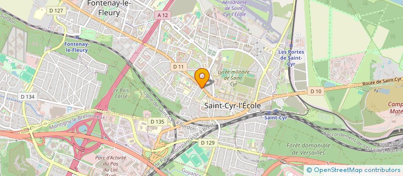 localisation de l'entreprise SCI SIERRA CHARLY  SAINT-CYR-L'ECOLE