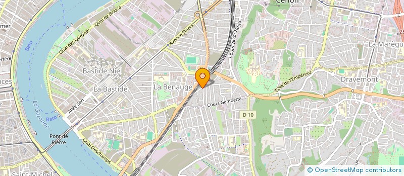 localisation de l'entreprise SCI SIETMI  CENON