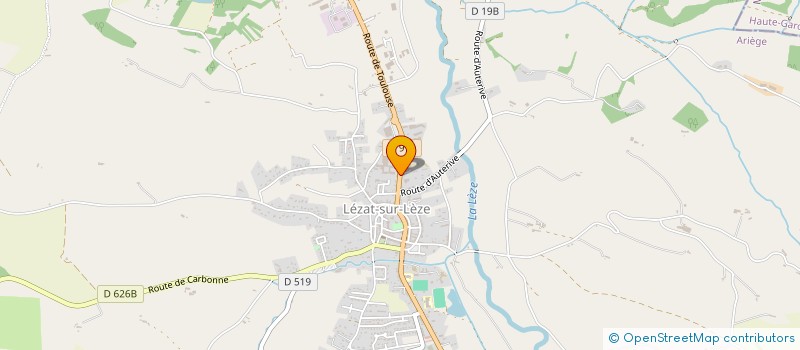 localisation de l'entreprise SCI SIEURAC à LEZAT-SUR-LEZE