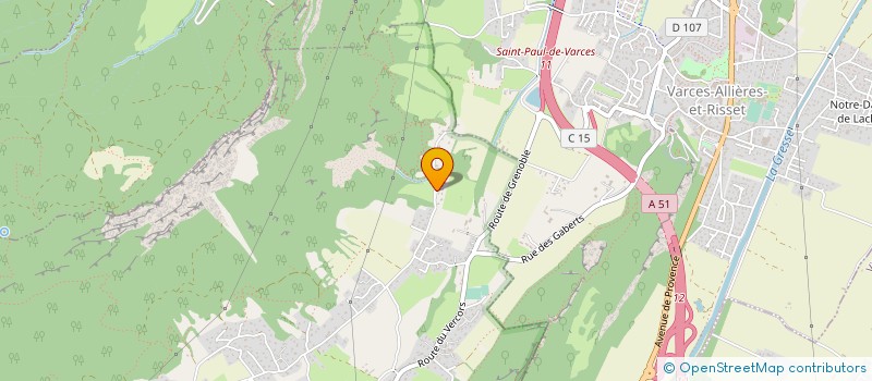 localisation de l'entreprise SCI SIFA  SAINT-PAUL-DE-VARCES