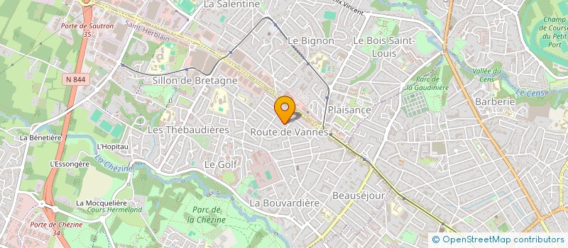 localisation de l'entreprise SCI SIFAN  SAINT-HERBLAIN